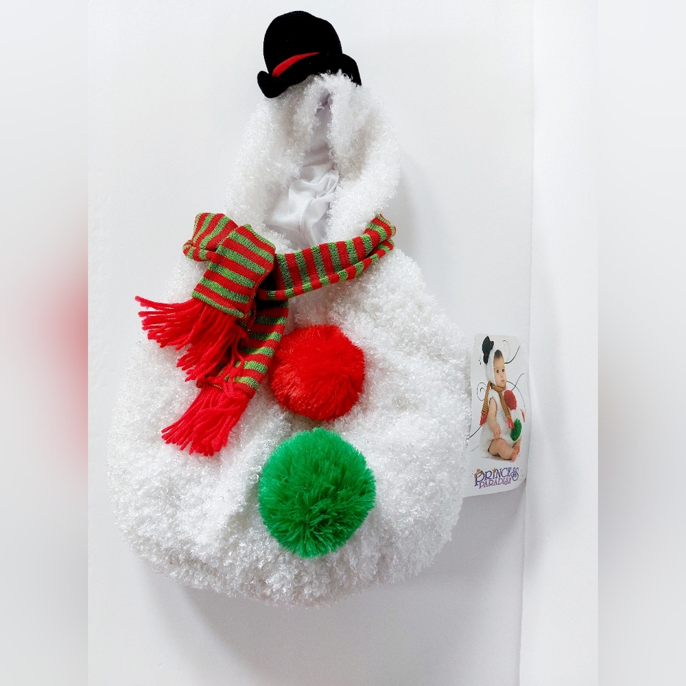 Snowman Costume size 6-12m‎ Christmas Halloween Frosty Olaf Princess Paradise